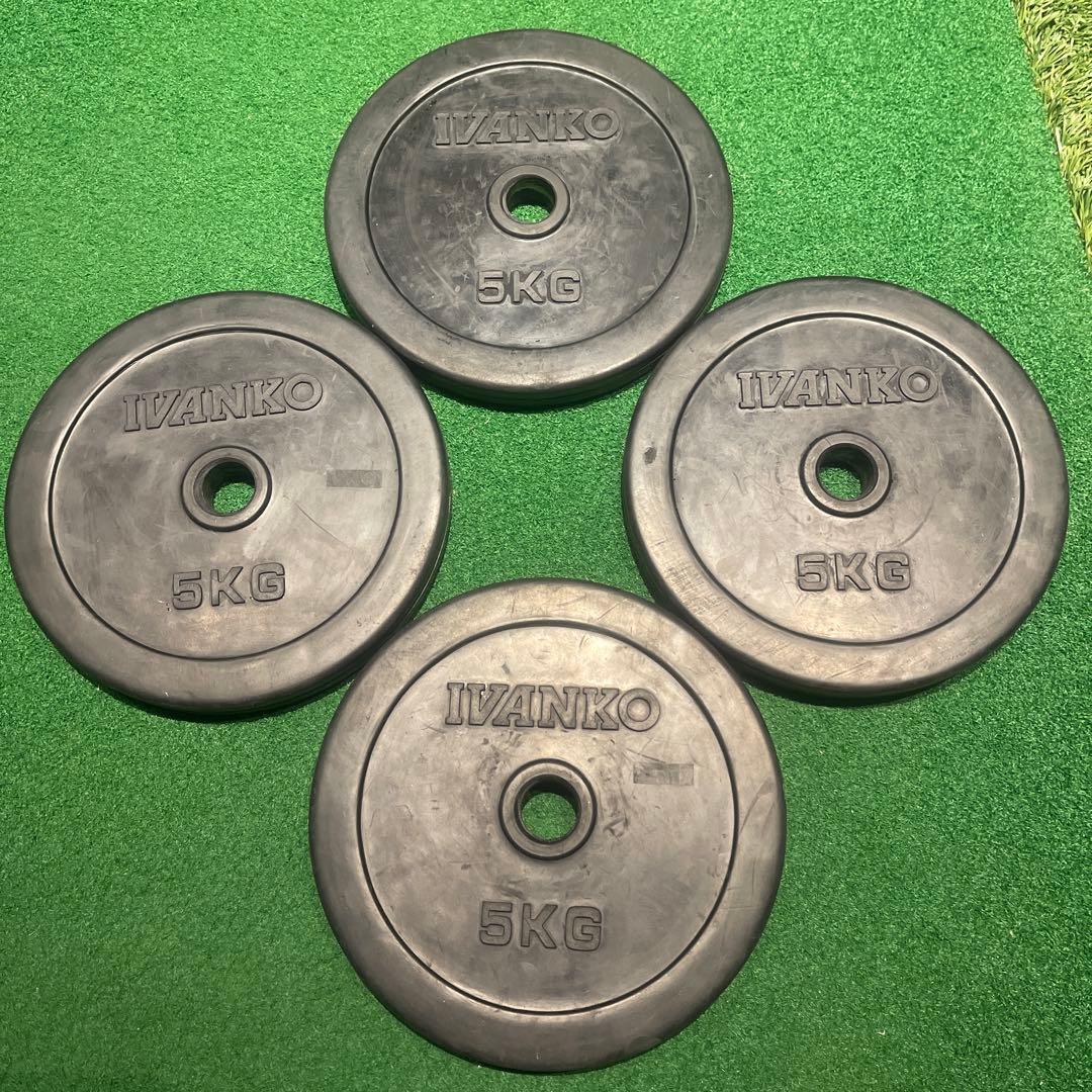 IVANKO 5KG ダンベルプレート 4枚セット 28mmIVANKO 5KG ダンベル