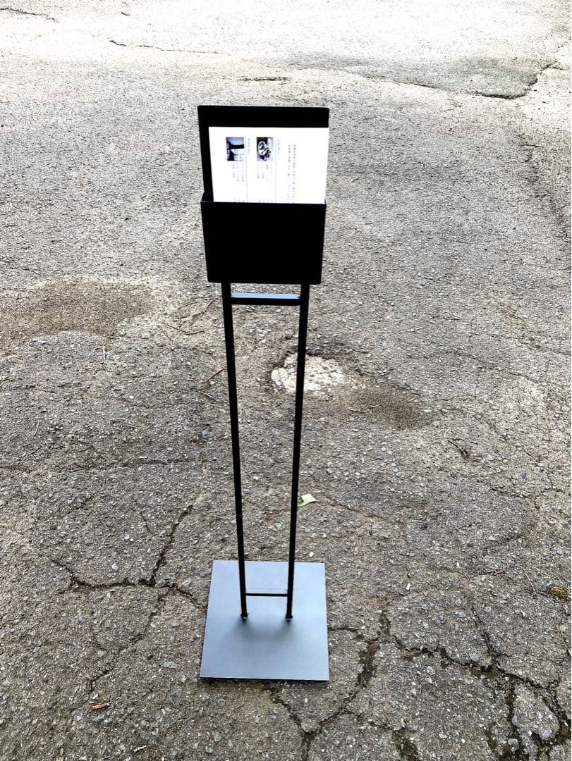 23新作 A-stand アイアン A6チラシ入れ - メルカリ