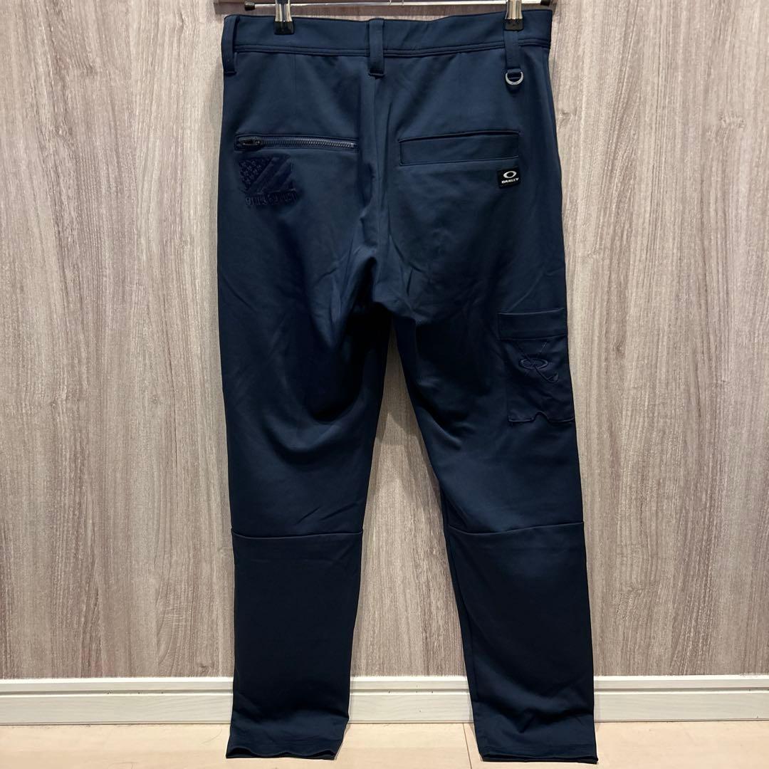 美品】OAKLEY ゴルフウェア 上下セットアップ ジャージ 刺繍ロゴ 古着