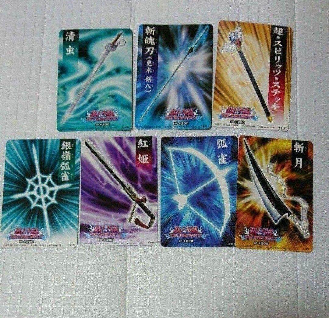 BLEACH ブリーチ ソウルカードバトル 武器7種 7枚セット - メルカリ
