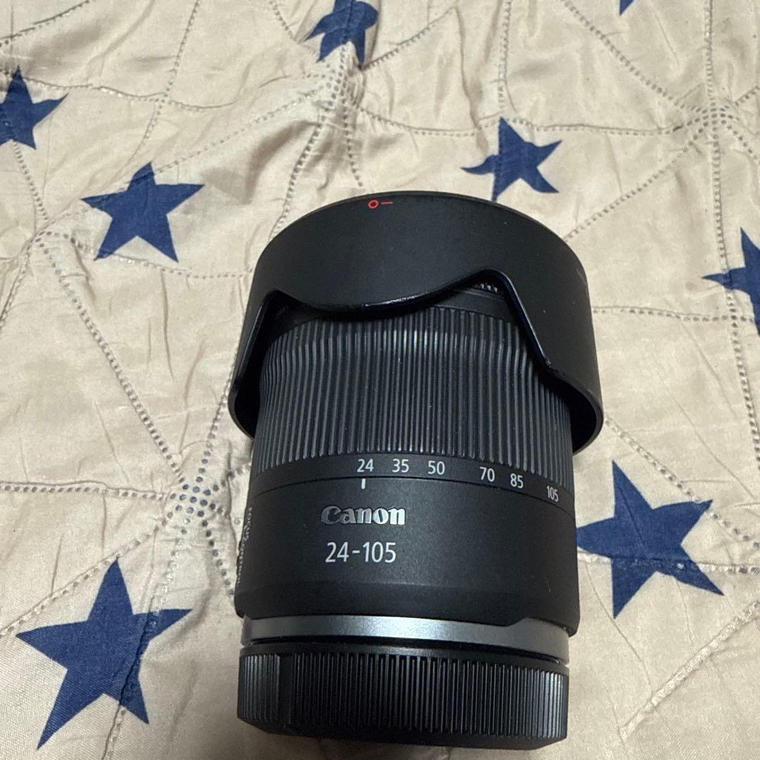 CanonRF24-105mm IS STMズームレンズ純正フード付き EW-73D 互換 レンズフード キヤノン RF24-105mm F4-7.1 IS STM 等 対応