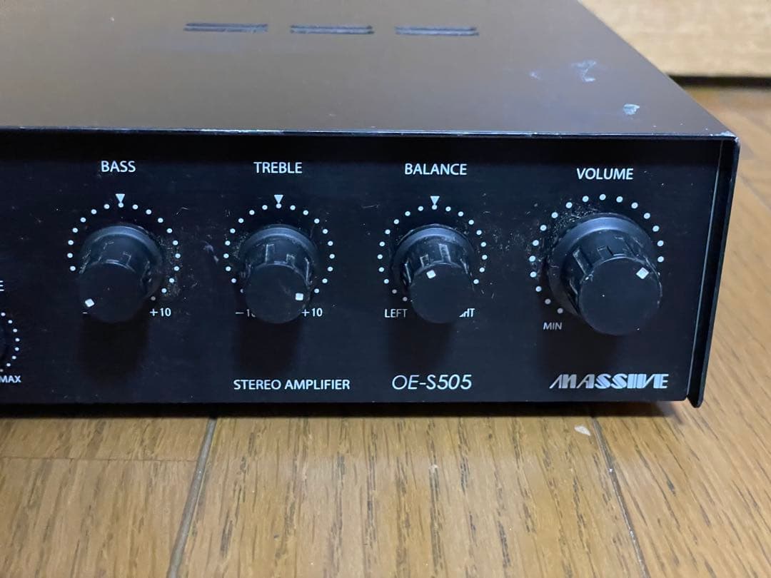 MASSIVE OE-S505 ステレオアンプ 【動作未確認ジャンク】 - メルカリ