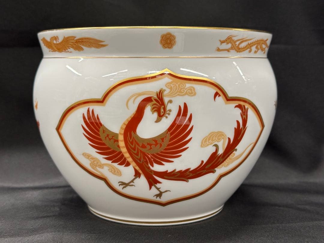 【USED】大倉陶園　大倉　四神之内　四神　朱雀　限定版　花瓶　壺 Yahoo!オークション -「四神之内」(大倉陶園) (ブランド別)の落札相場