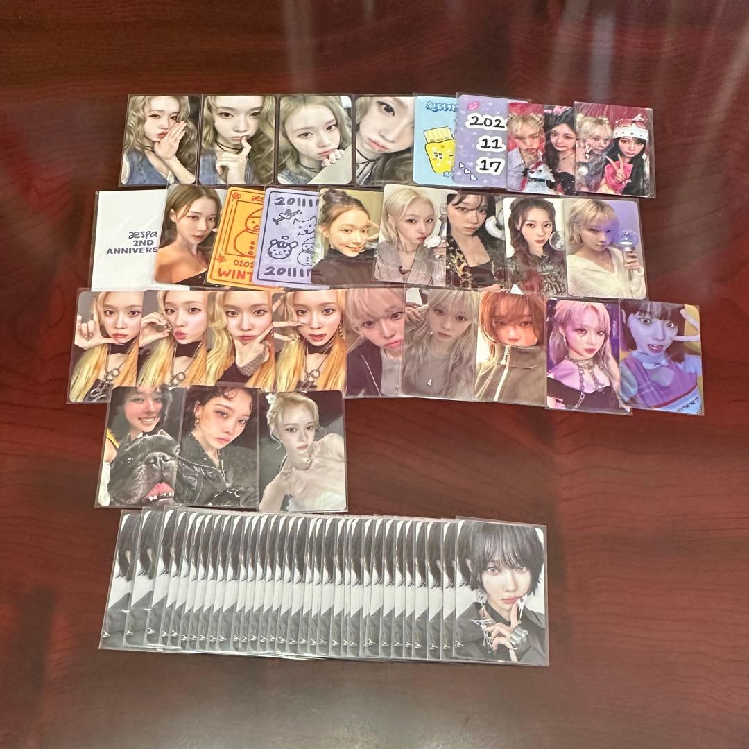 aespa トレカ グッズ ウィンター 引退 まとめ売り - メルカリ