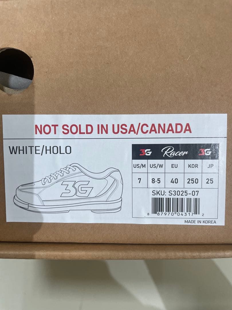 STORM 3G Shoes ホワイト ボウリングシューズ　25.0cm