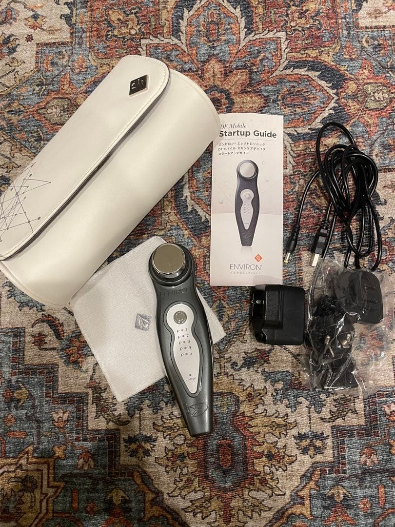 ENVIROn 美顔器 充電器・ガイド付き ENVIRON フェイスケアデバイス 充電器・ガイド付属 エンビロン 美顔器