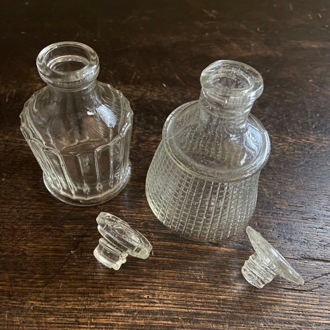 昭和レトロ ガラス 醤油差し 6本まとめ売り アンティーク ガラス瓶