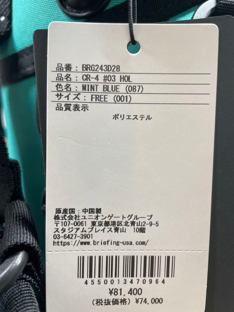 ひで様 BRIEFING ホリデー限定キャディバッグ ミントグリーン - メルカリ