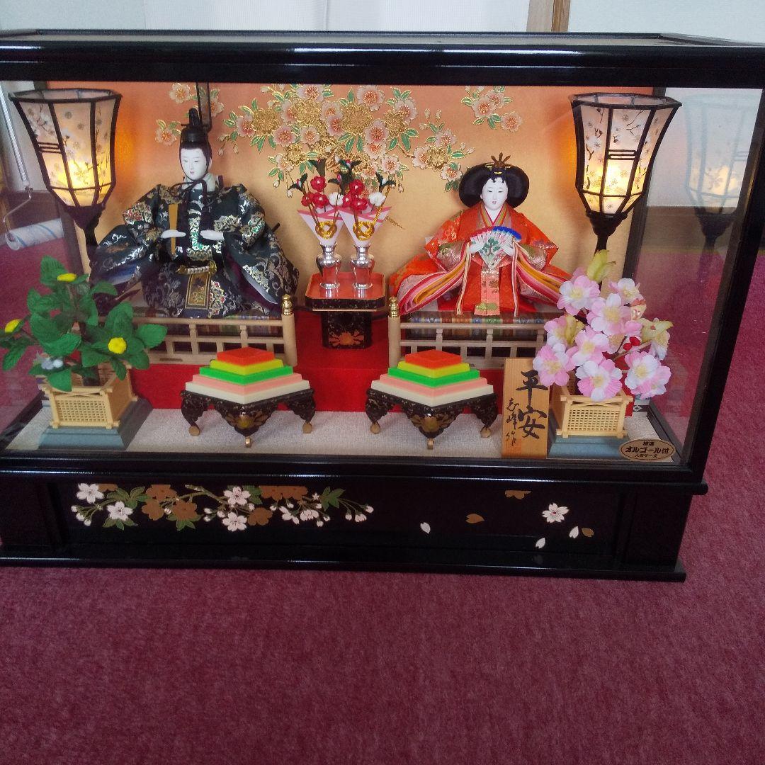 特選オルゴール付雛人形ケース入り - 雛人形・ひな祭り最 安値
