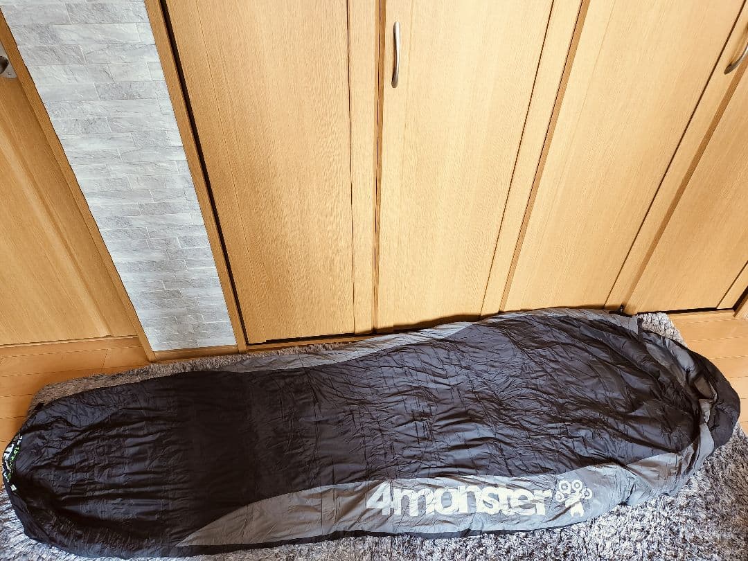 4monster ダウン寝袋 ブラック １５°F / -9℃　2個セット