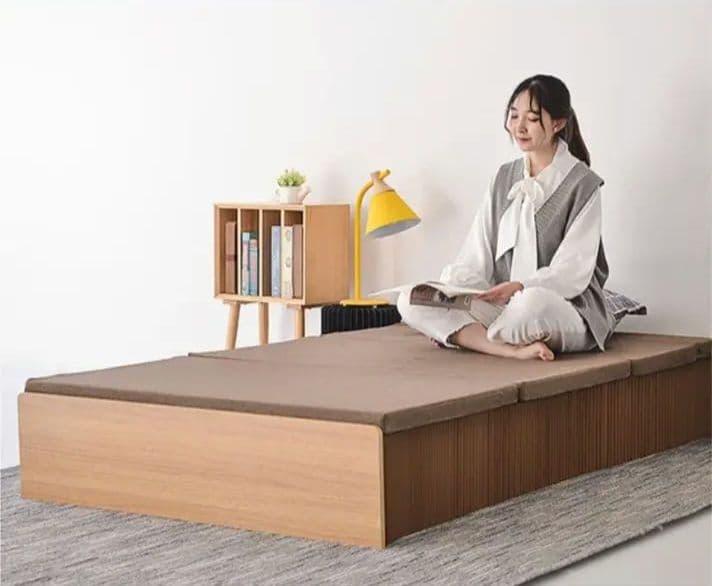 makuake クラファン 軽量ペーパー製セミダブルベッド このベッド、極薄。わずか9cmであなたの常識を覆す家具「ペーパー