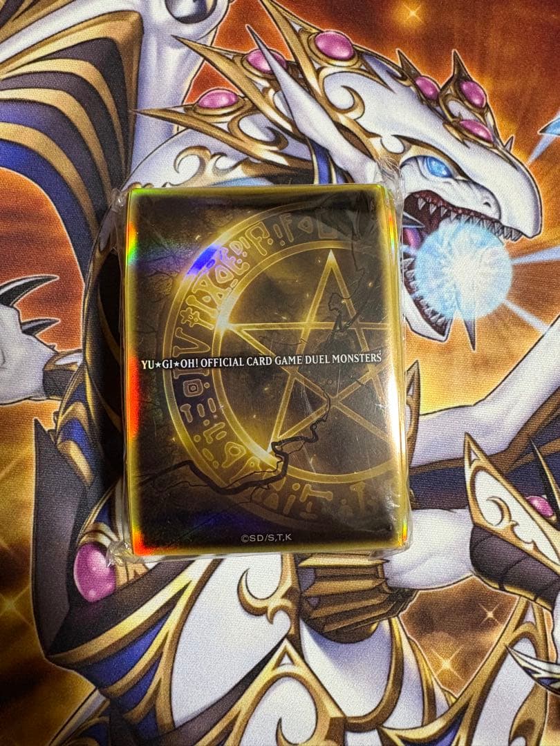 未開封 遊戯王 YCSC 上位賞 スリーブ 五稜星の呪縛 100枚 黄 - メルカリ