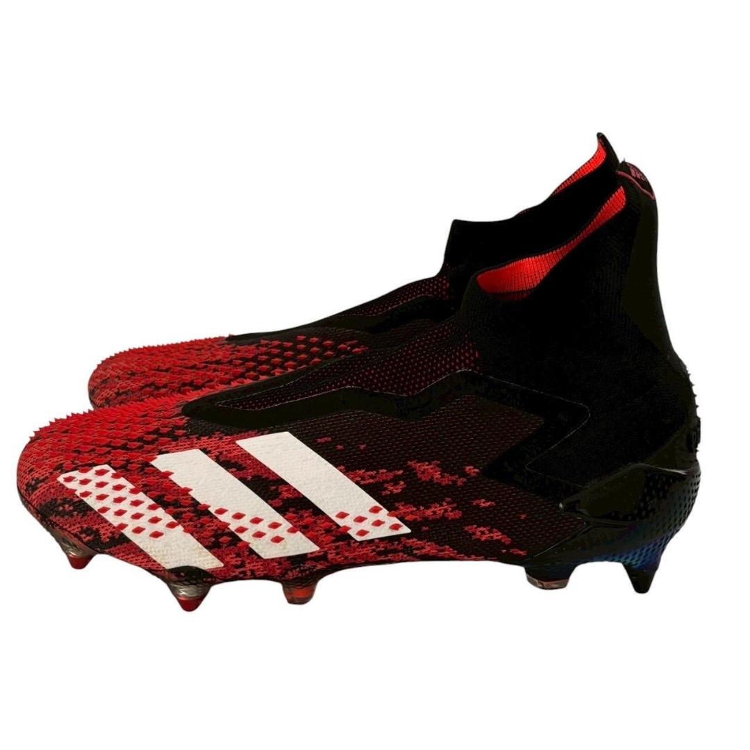 adidas アディダス スパイク 赤 黒 メンズ 26.5cm