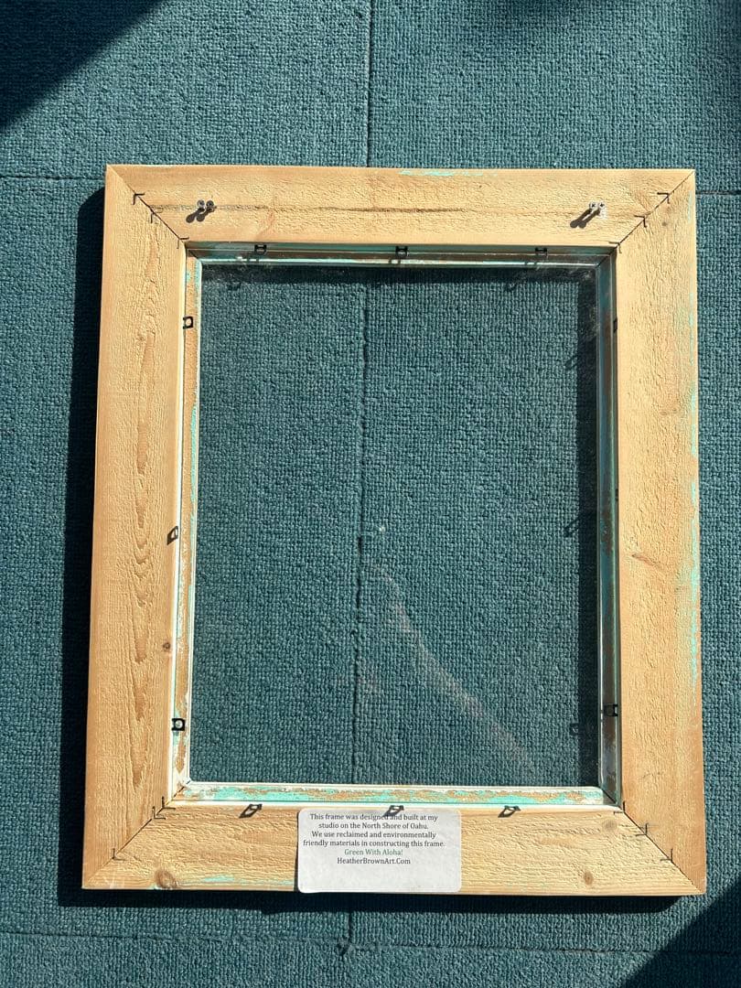 Heather Brown ヘザーブラウン ミントグリーンの木製額縁 - メルカリ