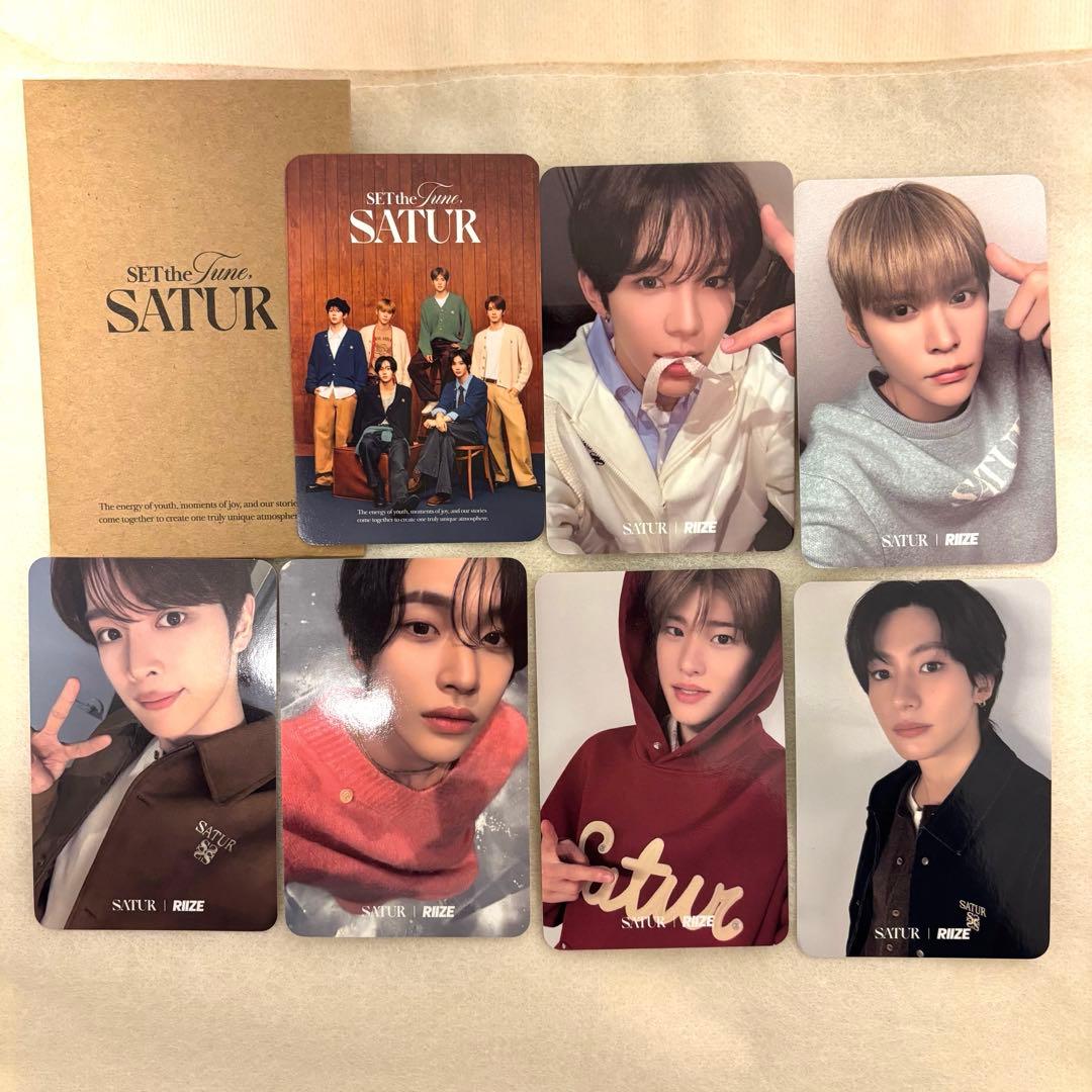RIIZE SATUR トレカセット カード 非売品 - メルカリ