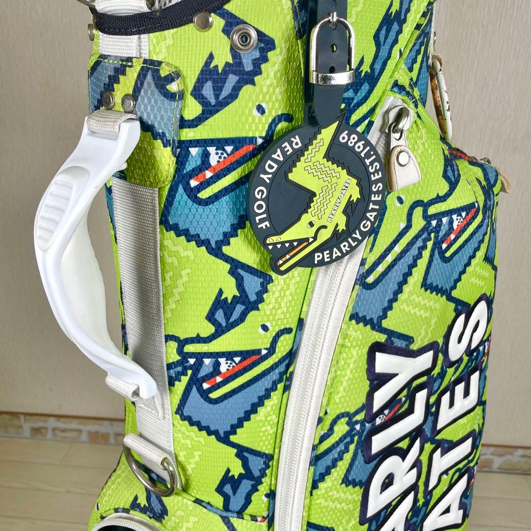 希少 パーリーゲイツ PEARLY GATES ワニ柄 キャディバッグ スタンド