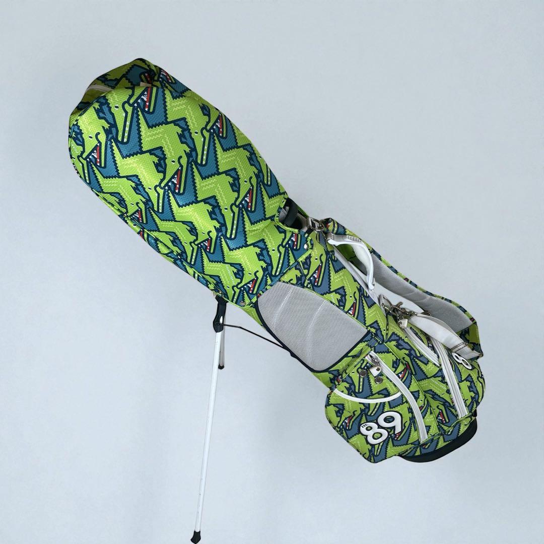 希少 パーリーゲイツ PEARLY GATES ワニ柄 キャディバッグ スタンド