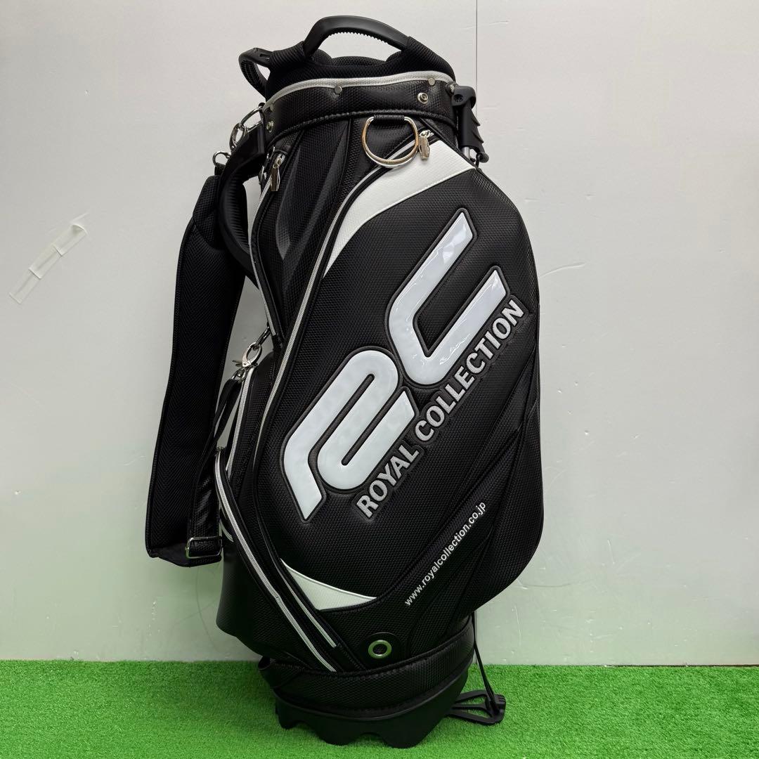 ロイヤルコレクション キャディバッグ ゴルフバッグ 9インチ ブラック