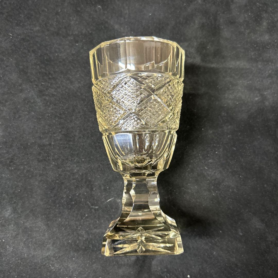 復刻薩摩切子脚付杯 カメイガラス サントリー美術館協力|mercari