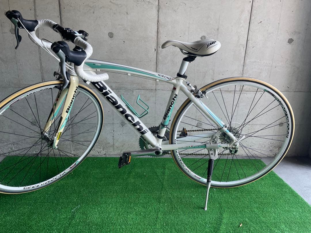 Bianchi \"ビアンキ\"NIRONE 7 ホワイト/ミント　サイズ44cm