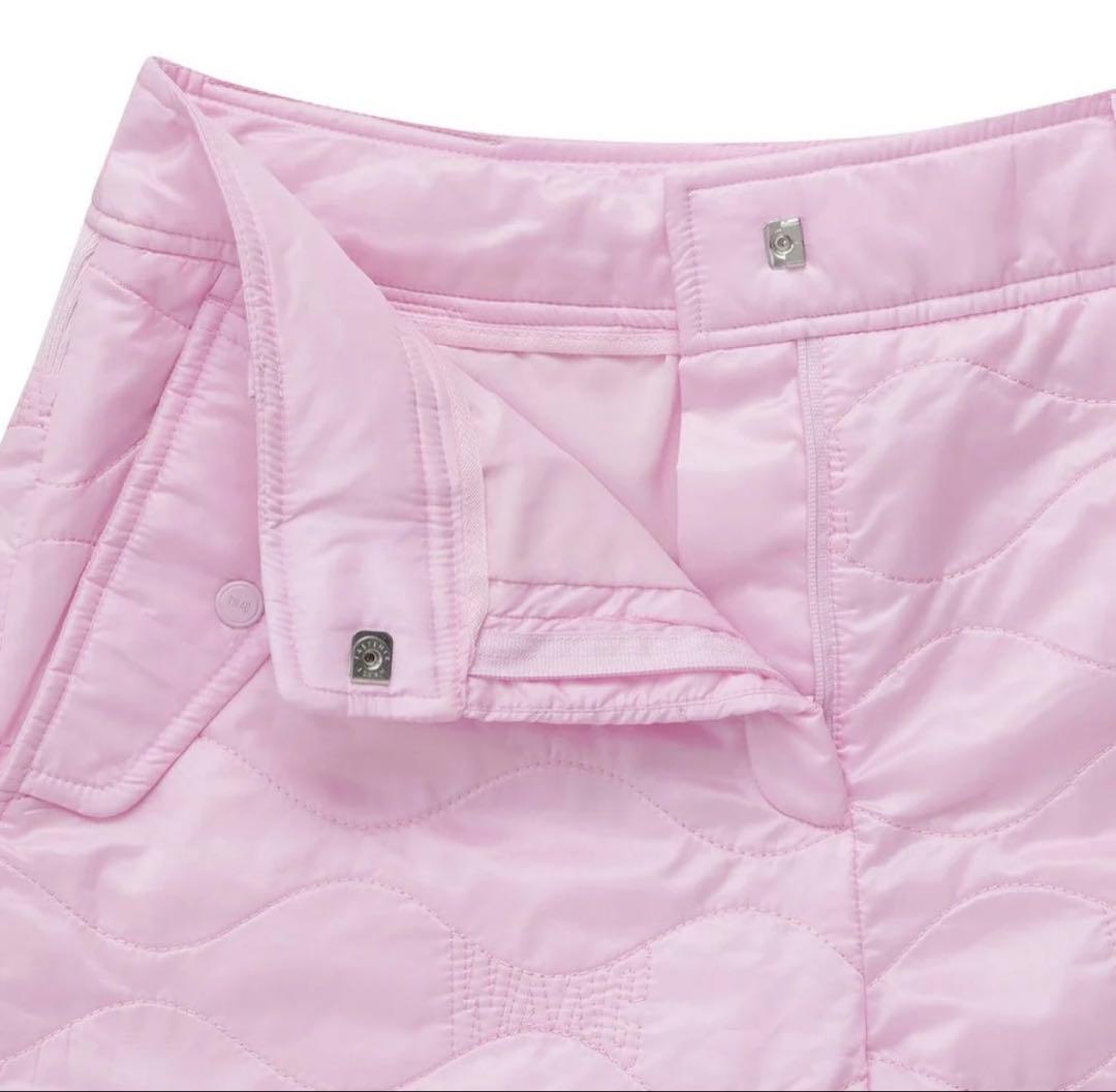 WAAC パッド入り キルティング ルーズフィットジョガーパンツ