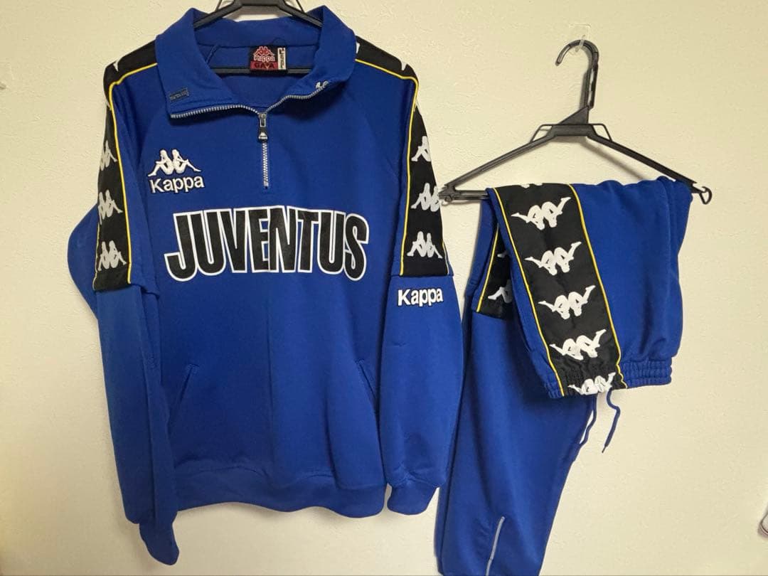 ユベントス kappa セットアップ ジャージ ヴィンテージ 90s Kappa - kappa(カッパ)ユベントス 90年代 サッカージャージの通販 by
