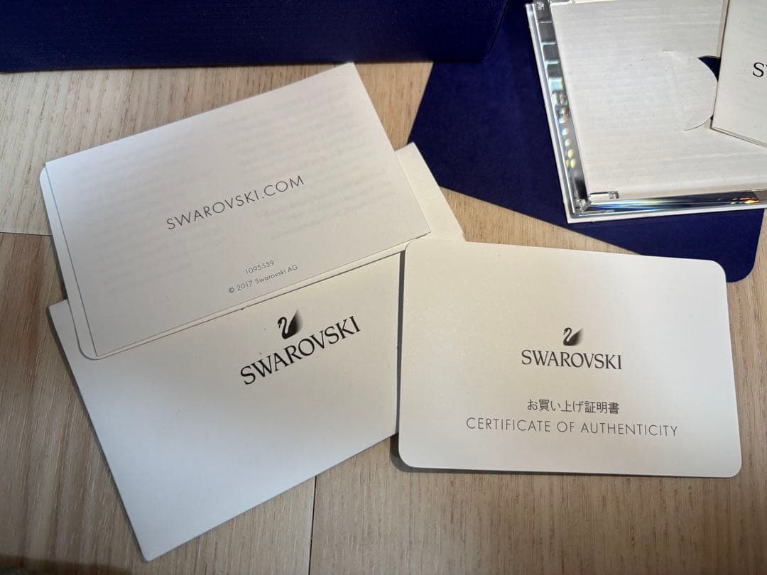 A《新品未使用》Swarovski クリスタルローズ