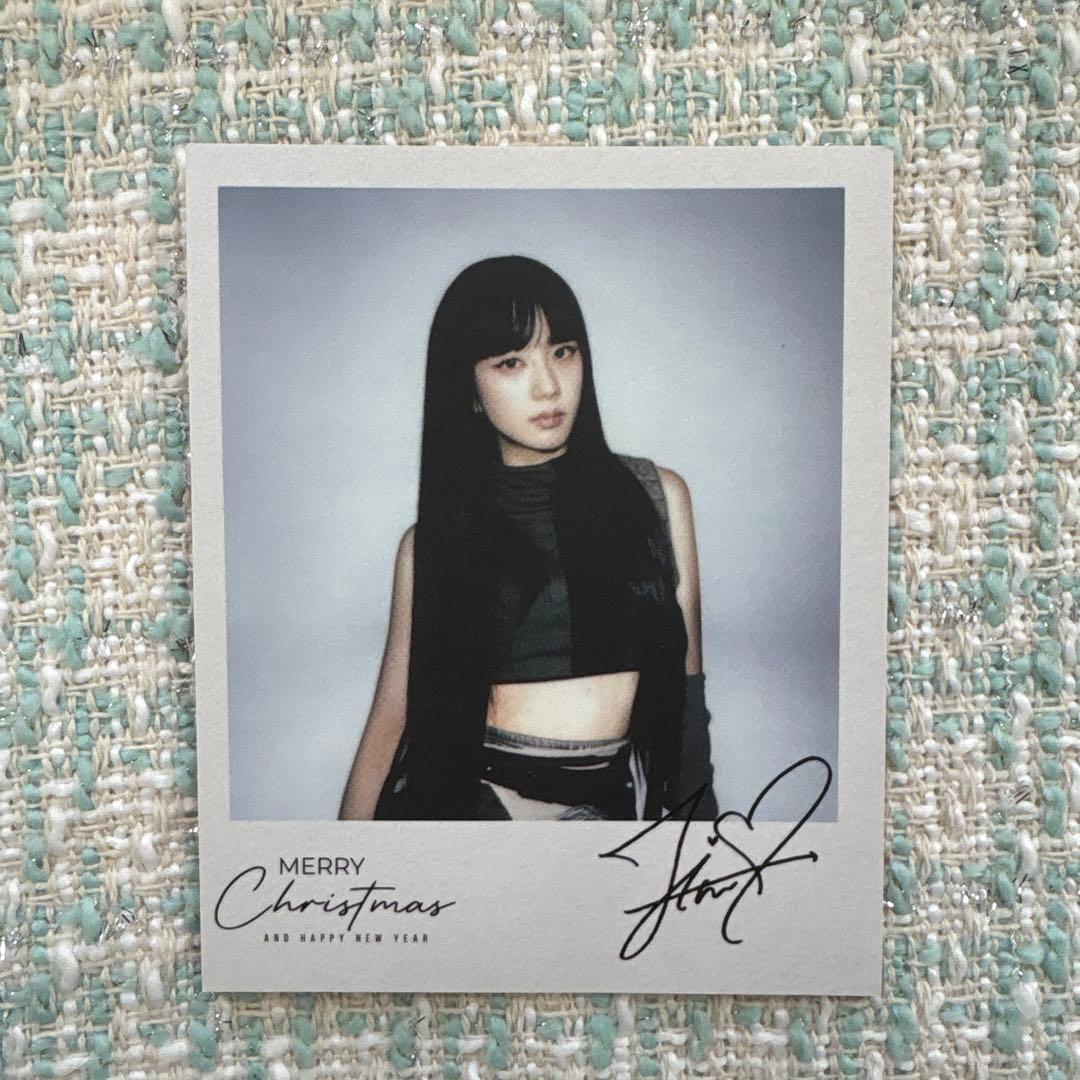 BLACKPINK ジス サイン入りクリスマスカード - メルカリ