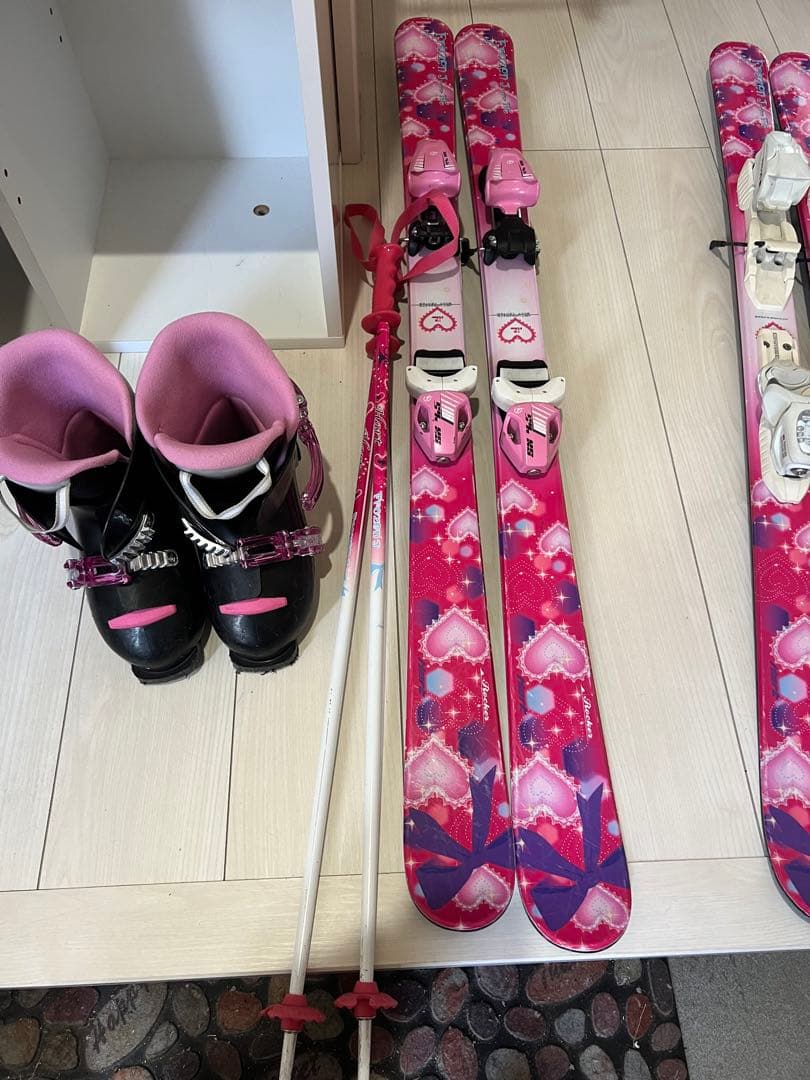 子ども用スキーセット ハート柄 楽天市場】スキー板 ジュニア ハートの通販
