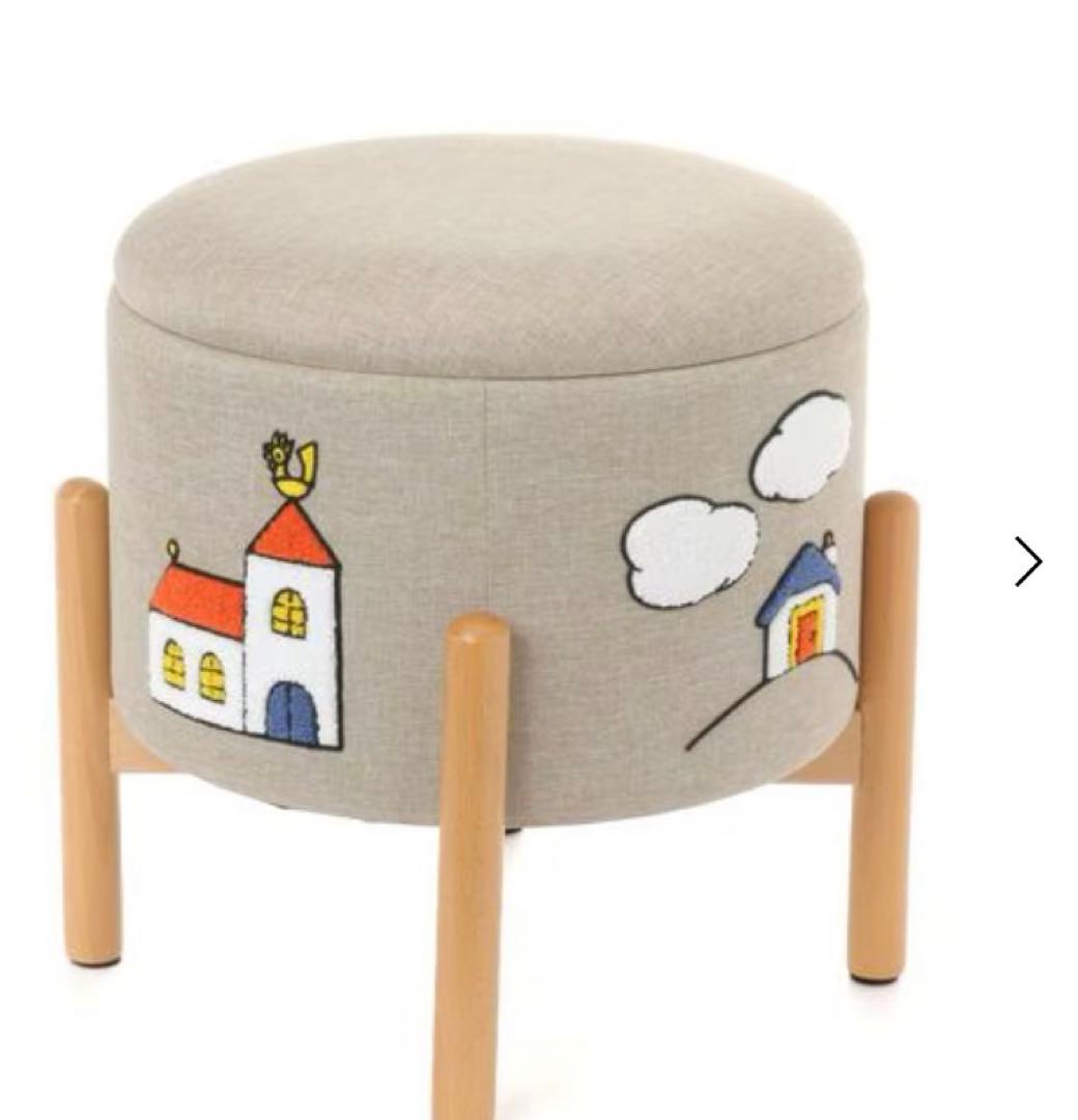スタディオクリップ Dick Bruna さがら刺繍収納スツール - メルカリ