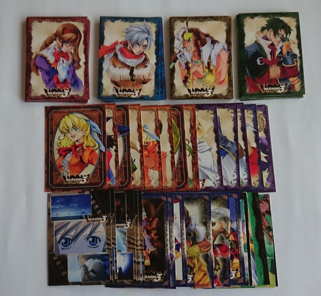 ワイルドアームズ3 トレーディングカード フルコンプ品 ＋ 設定