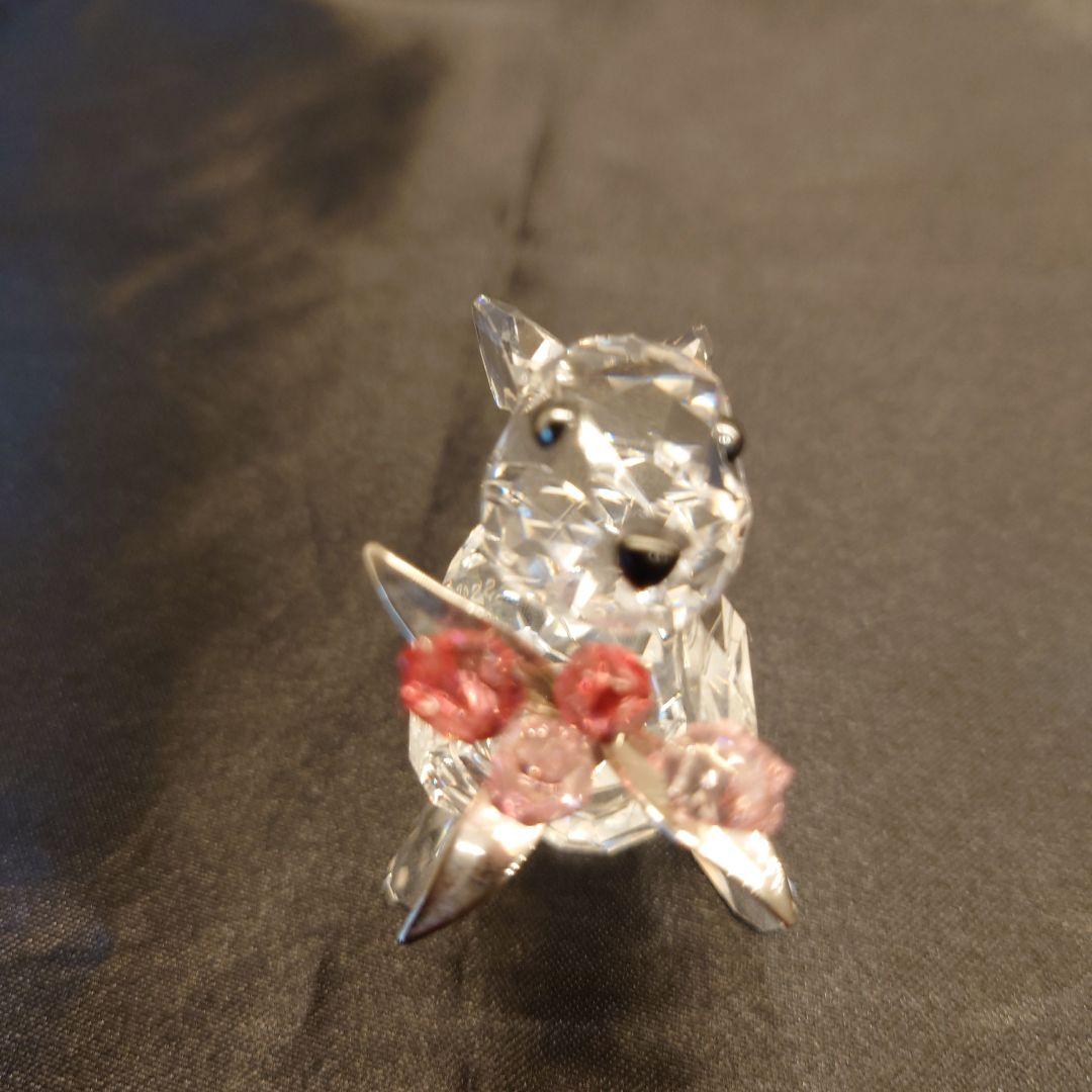 スワロフスキー うさぎとチューリップ うさぎ花束 - メルカリ