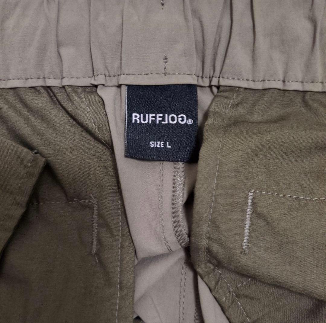 RUFFLOGラフロッグ WIDE SLACKSパンツ カーキ Lサイズ - メルカリ
