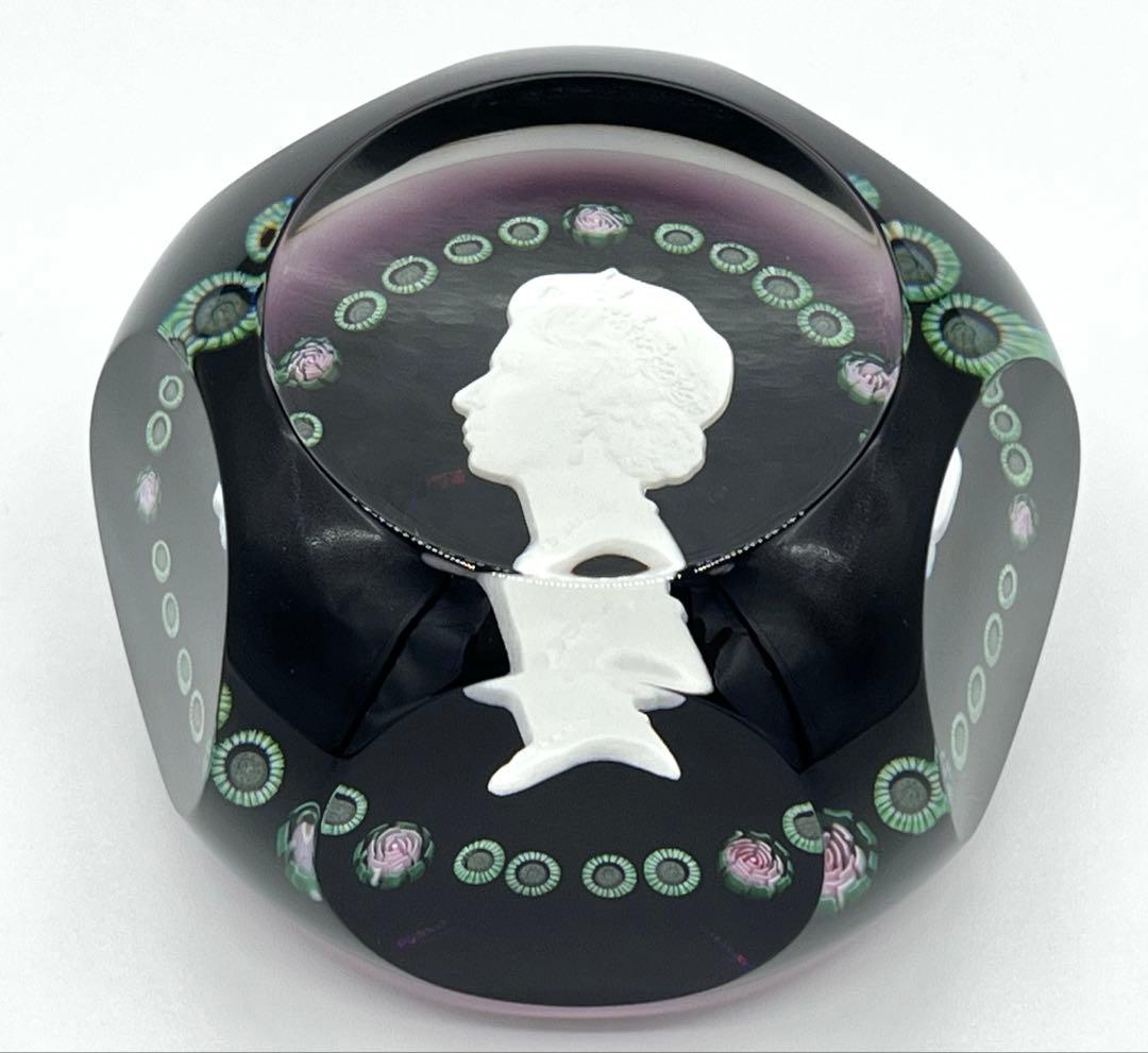 バカラ エリザベス女王 シルバージュビリー ミルフィオリ ペーパー