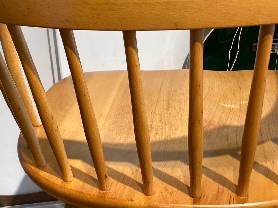 ②画像65枚 キツツキ ダイニングチェア ナチュラル 昭和56年 アーム