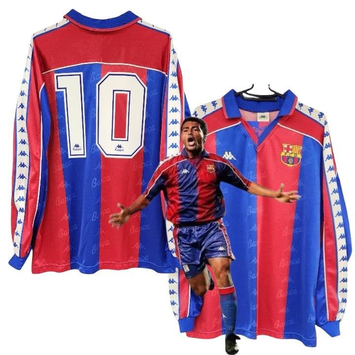 95-96 バルセロナ　ロマーリオ　Kappaオフィシャル　当時物ユニフォーム 値下交渉 92-95 FCバルセロナ #10 ロマーリオ Kappa 国産品 検/93 94