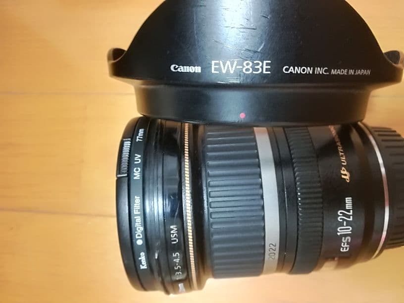 Canon EF-S  10-22mm F3.5-4.5 USM フード付き