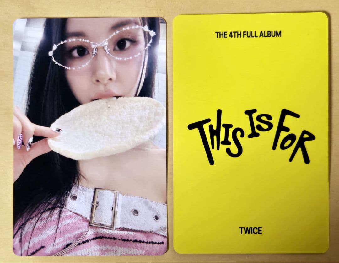TWICE yizhiyu THIS IS FOR 2.0 チェヨン トレカ - メルカリ