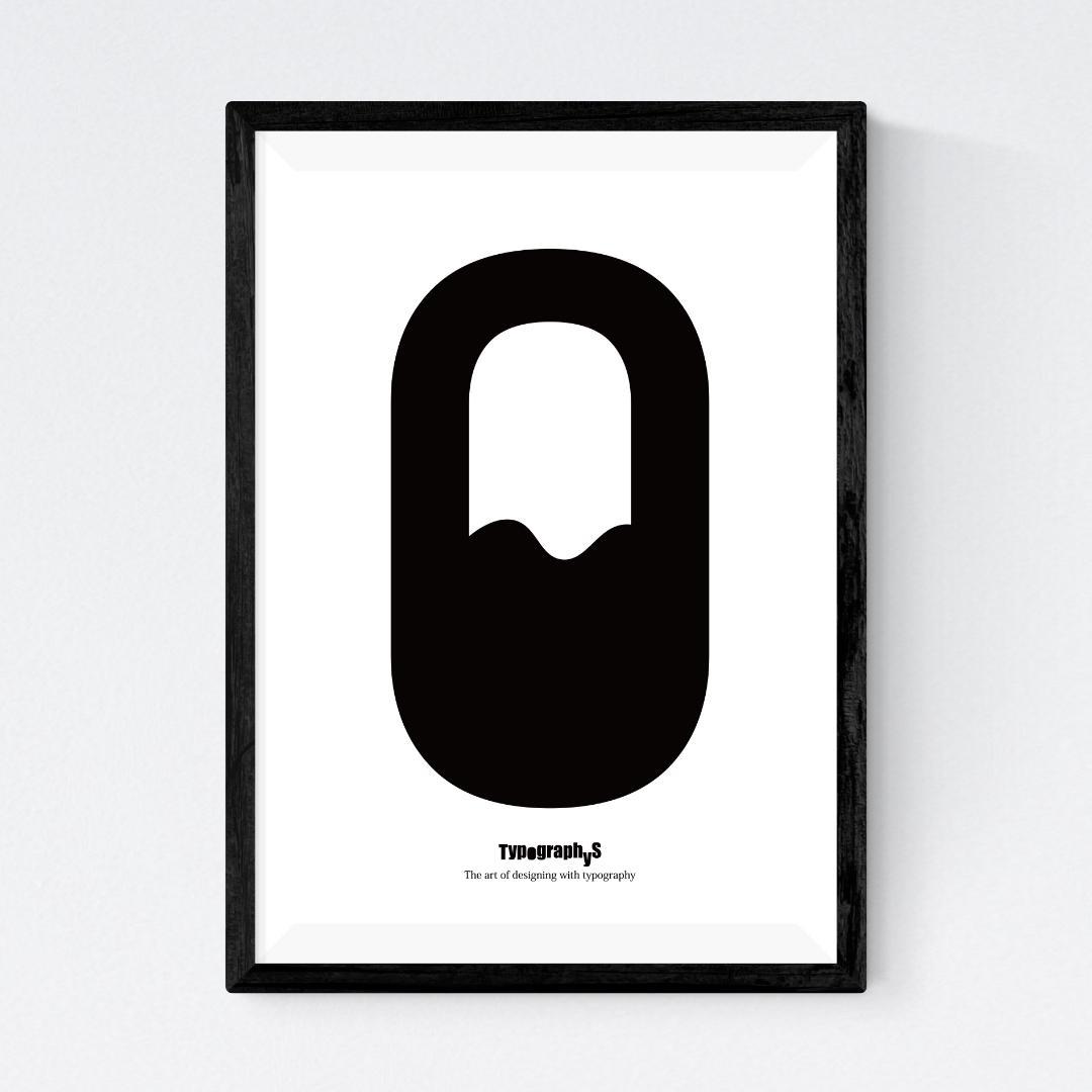 SALE】TYPOGRAPHYS アートポスター（大型A2サイズ）約60cm - メルカリ