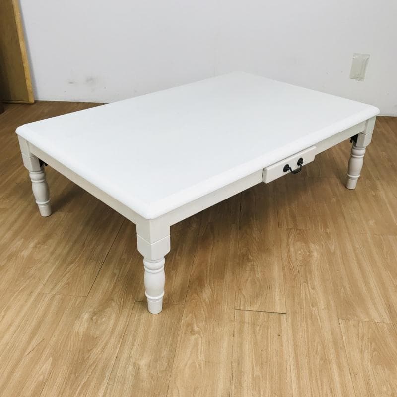 【新品】アンティーク調　折れ脚 こたつ 120WH 【アウトレット】 折れ脚こたつ 70cm×70cm テーブル こたつ おしゃれ ぼん家具 TBL500304