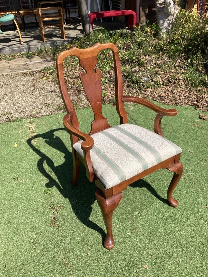 アームチェア チェア 椅子 ダイニングチェア 猫脚 USA - メルカリ