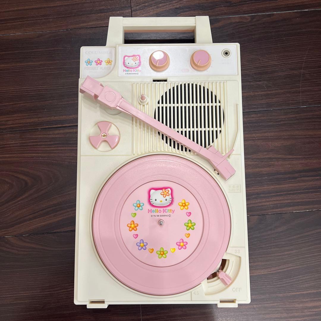 レコードプレーヤー ハローキティ GP-3K - メルカリ
