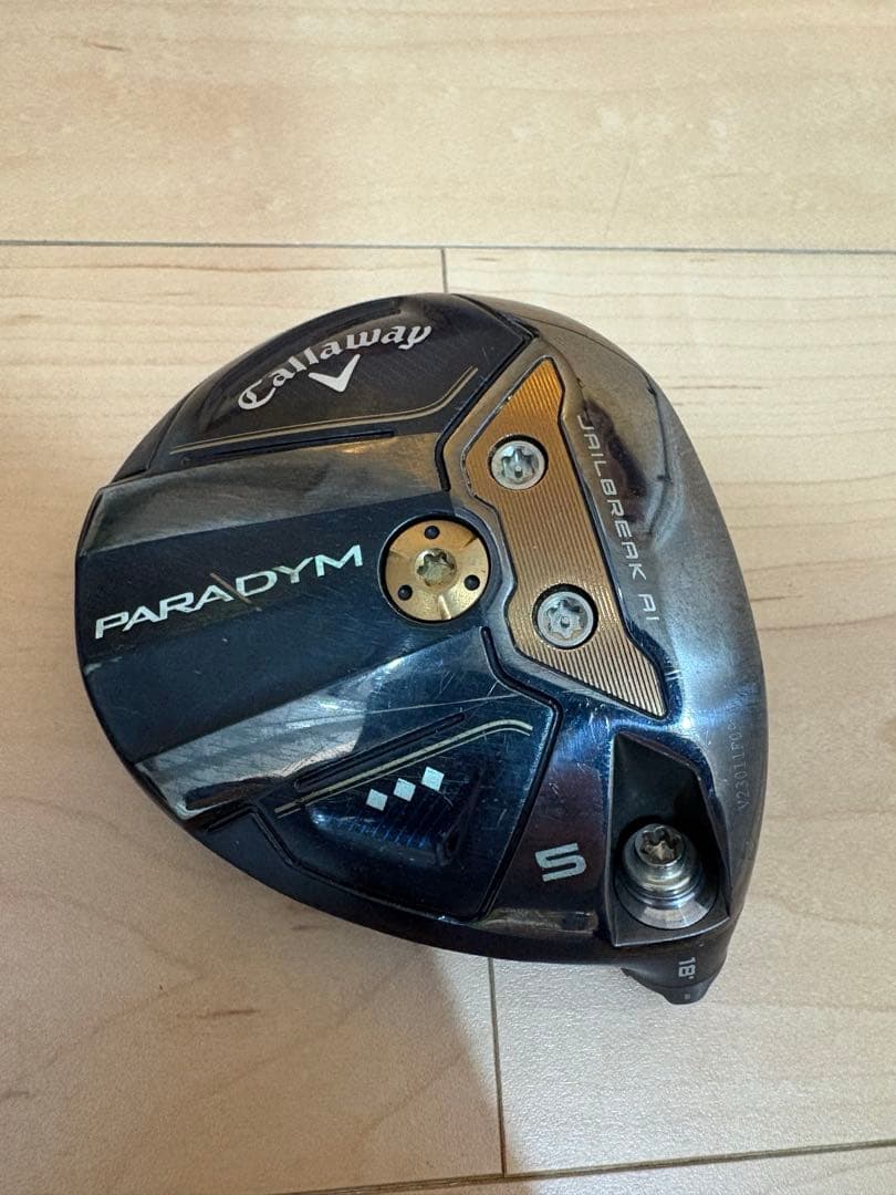 パラダイムトリプルダイヤモンド 5w キャロウェイ ヘッドとカバーのみ