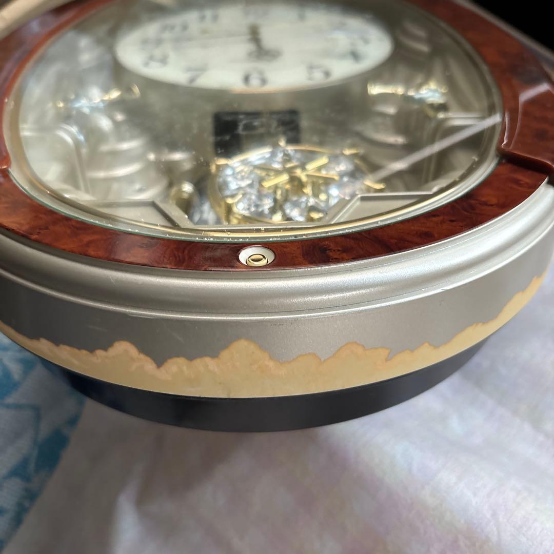 CITIZEN パルミューズメロディ電波壁掛カラクリ時計4MN487−0ジャンク