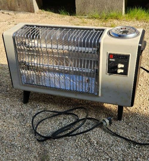 National ナショナル 電気ストーブ DS-27NA スチーム レトロ National ナショナル クラシック電気ストーブ・スチーム有り DS-27N