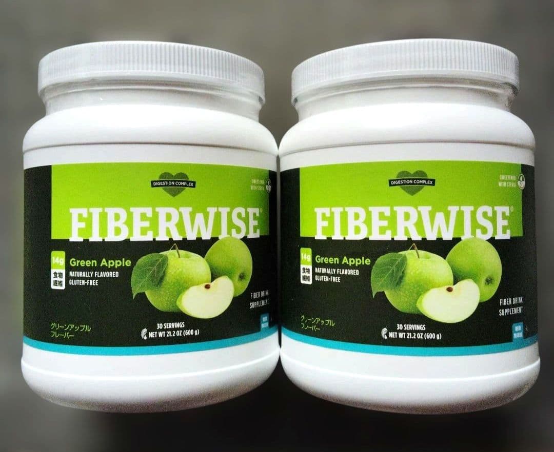 メラルーカ ファイバーワイズ 糖類無添加 グリーンアップル 600g 2個