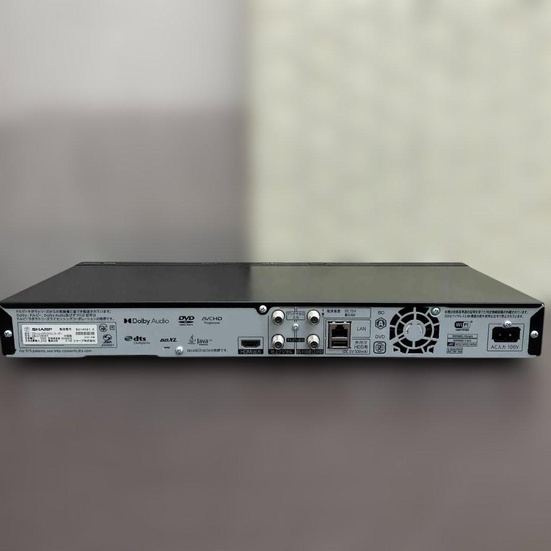 SHARP ブルーレイレコーダー AQUOS 1TB 2023年製 - メルカリ