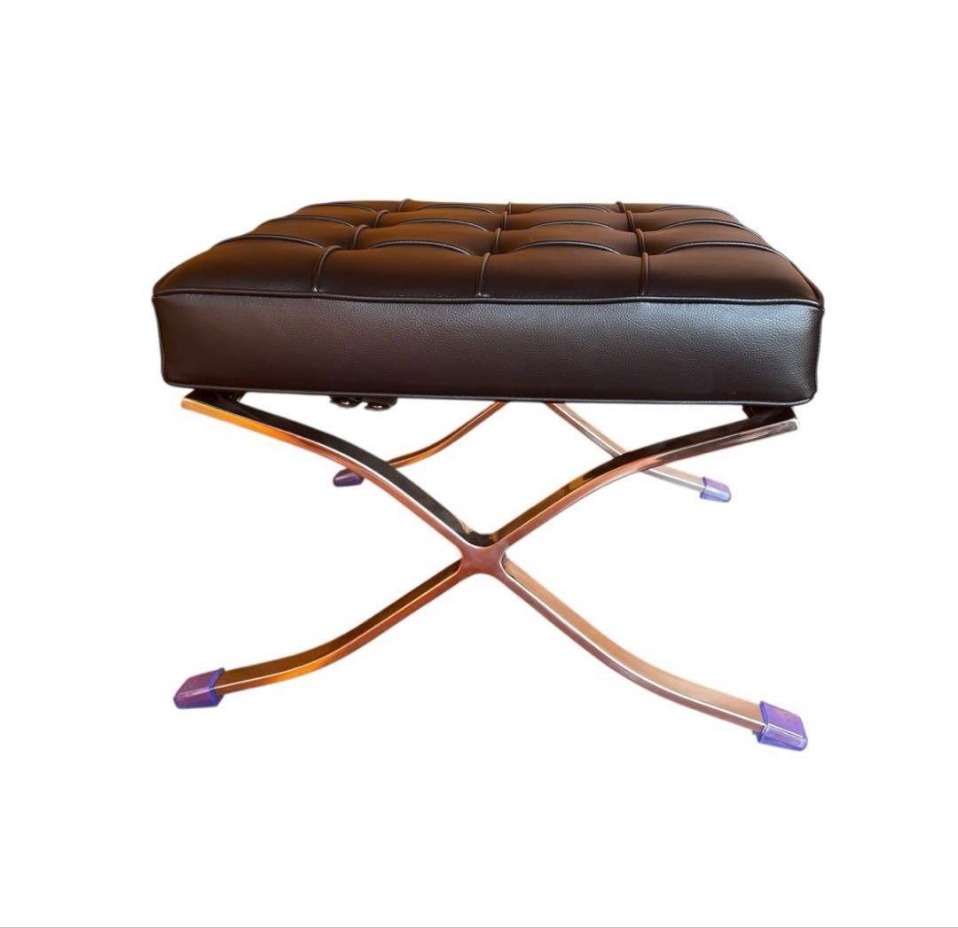 ほぼ新品】バルセロナチェア オットマン付き リプロダクト品 ② - メルカリ