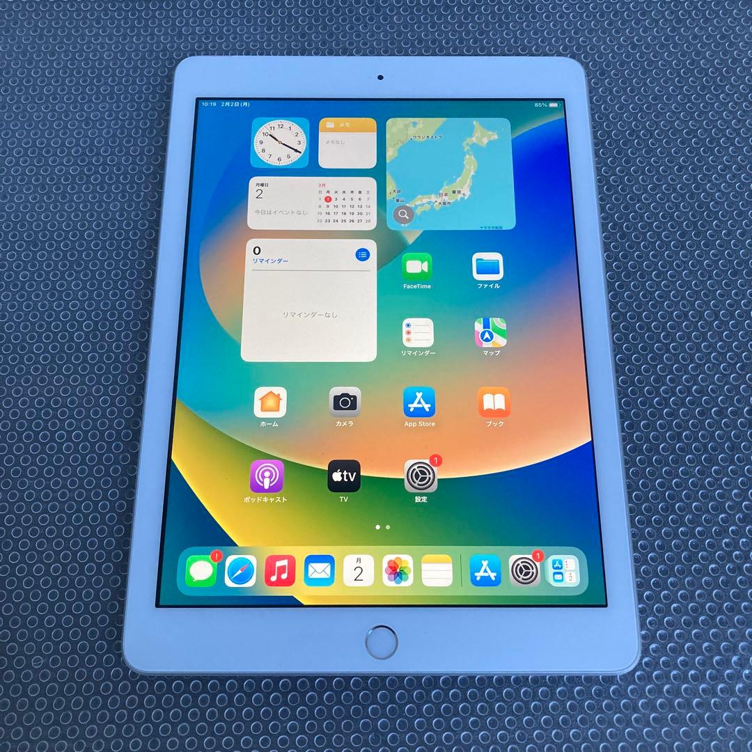 4004 極美品新品級☆電池良好☆iPad5 第5世代 32GB SIMフリー☆ ムスビー｜【動作正常品・電池89％】 外装極美品 iPad 第5世代 WiFi