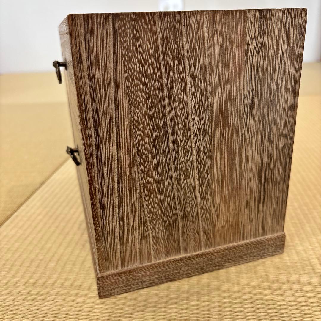 会津やまごの桐 桐工芸 蒔絵 小箪笥 ミニチェスト 2段 - メルカリ